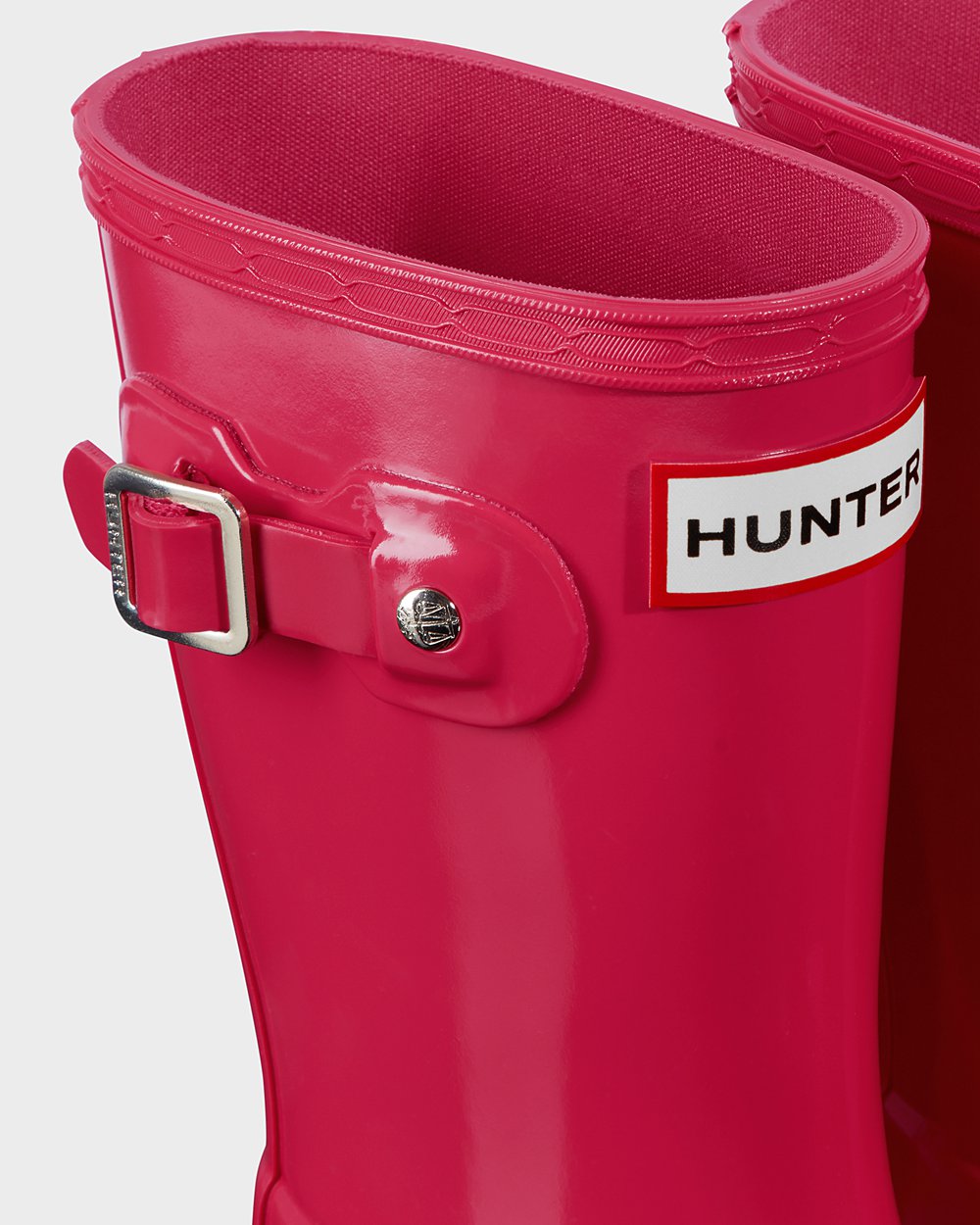 Botas De Agua Hunter Niños Rosas Original Little Gloss 534678-VEX